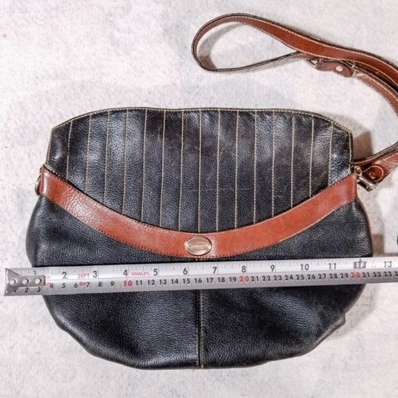 Bettina Leather Brown Hand Purse, Made in Italy - Picture 8 of 8